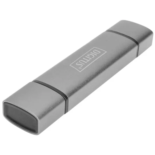 DIGITUS USB-C / USB atmiņas karšu lasītājs