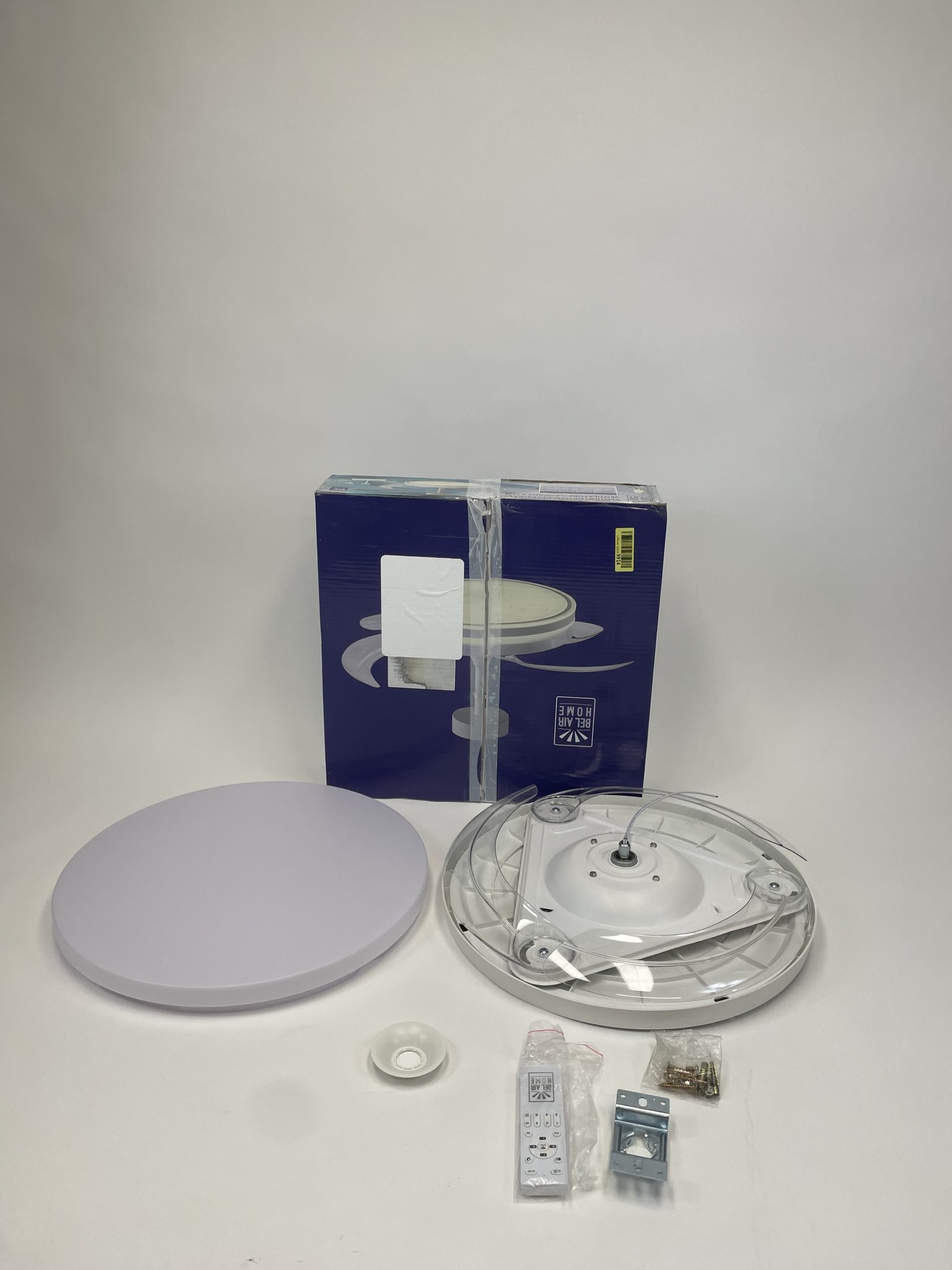 BEL AIR HOME ARES lubinis ventiliatorius su LED