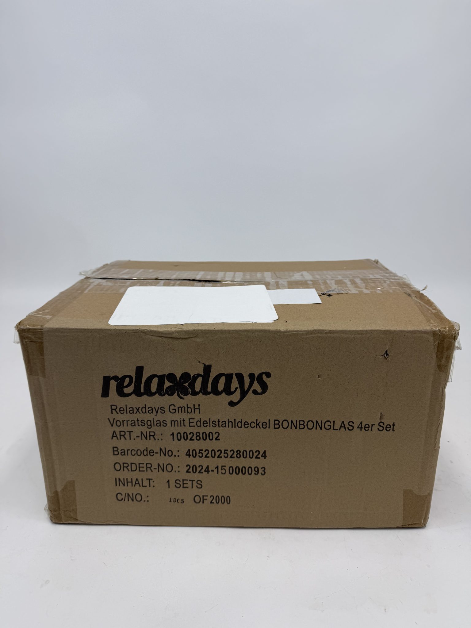 RELAXDAYS maisto laikymo indai
