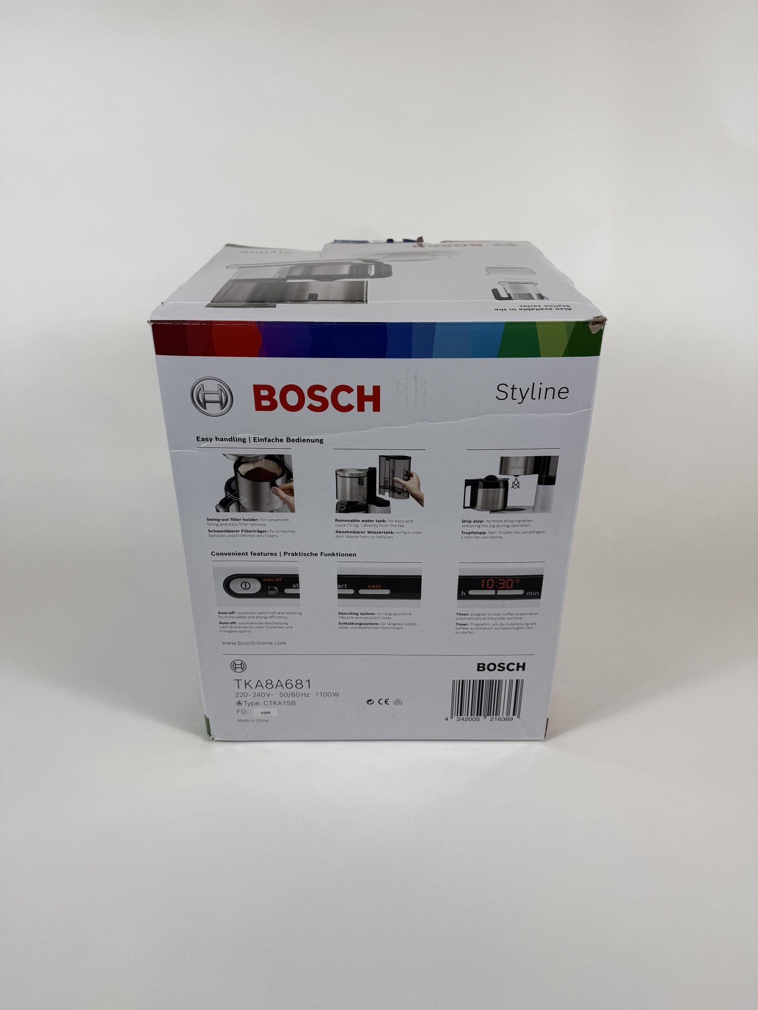 Bosch Styline TKA8A681 1.1L kavos aparatas