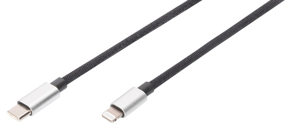 DIGITUS USB-C į Lightning įkrovimo kabelis, 1 m