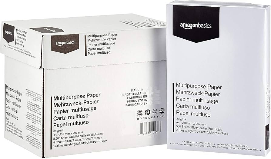 Amazon Basics papīrs