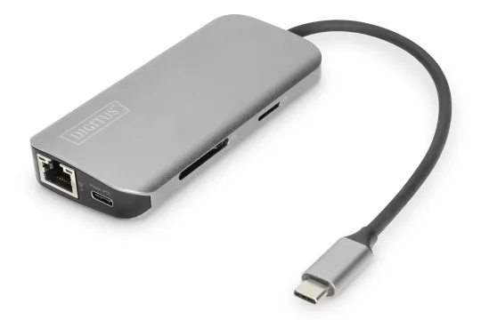 DIGITUS DA-70884 USB-C хаб 8 портов