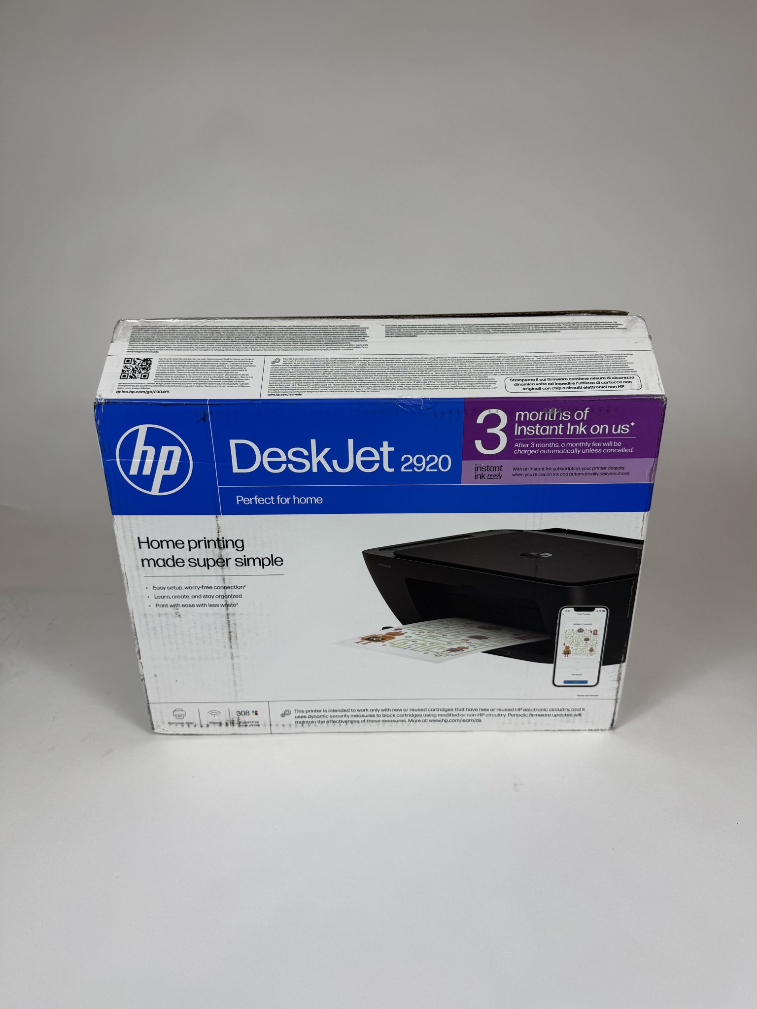 HP DeskJet 2920 Wi-Fi daugiafunkcis spausdintuvas