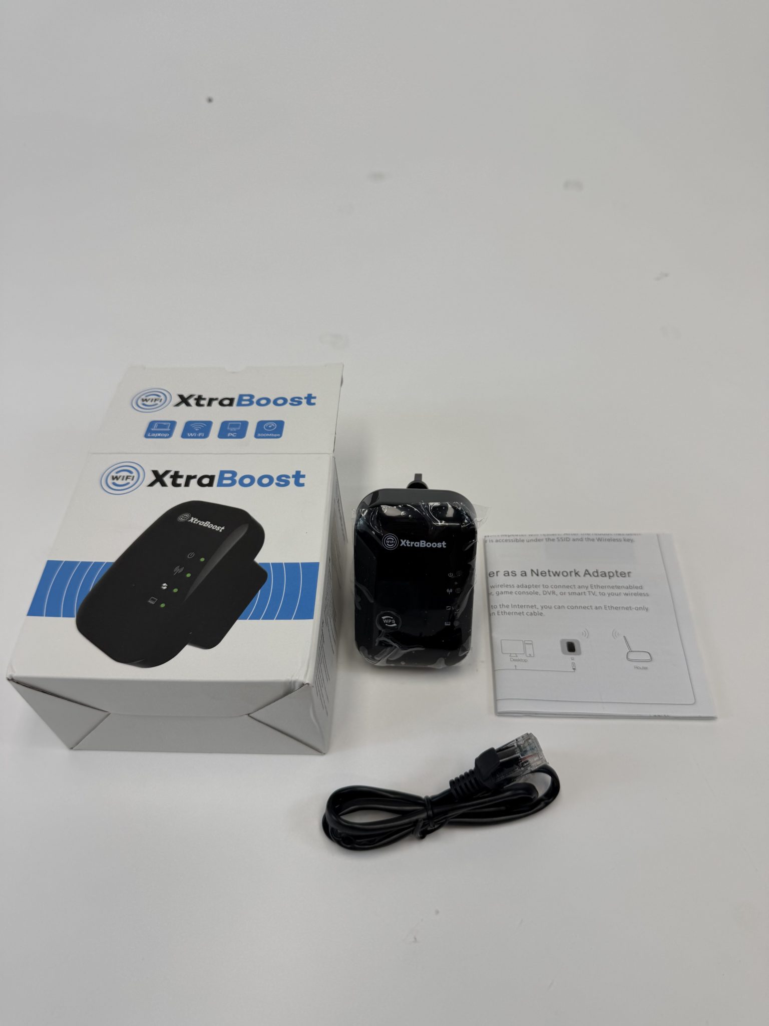 XtraBoost WiFi signalo stiprintuvas, 300 Mbps,