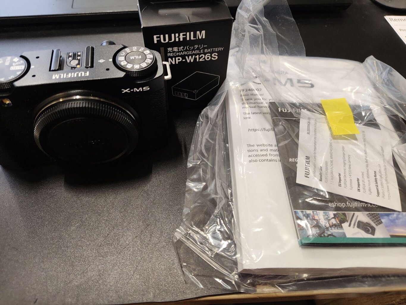 Fujifilm fotoaparatas juodas