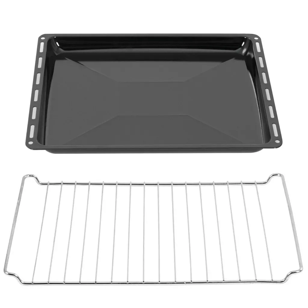ICQN cepšanas pannas un cepeškrāsns režģa komplekts 42,2 × 37 cm