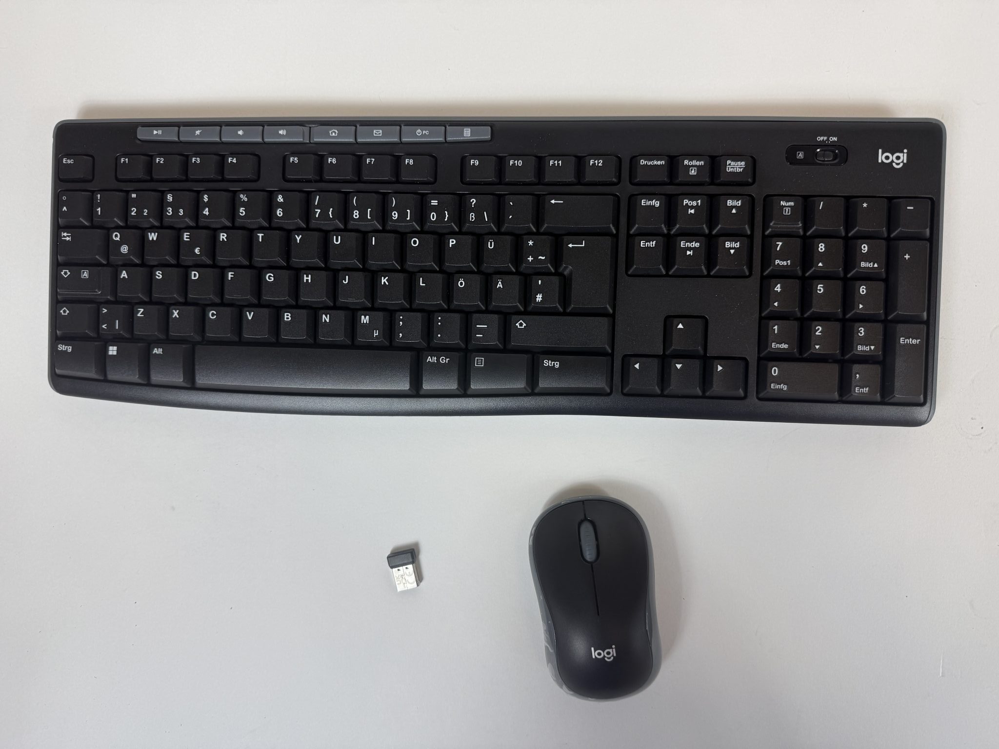Logitech MK270 belaidė klaviatūra