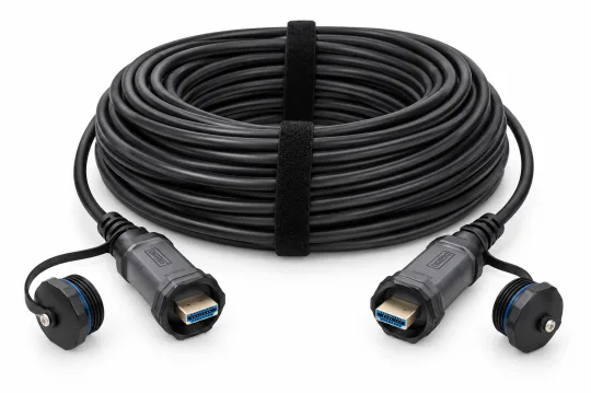 DIGITUS SC-11008048 HDMI 2.0 optiskais kabelis, 80 m, 4K