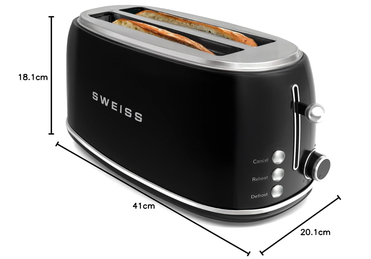 SWEISS GRV9 skrudintuvas, 2 angų, 1500 W